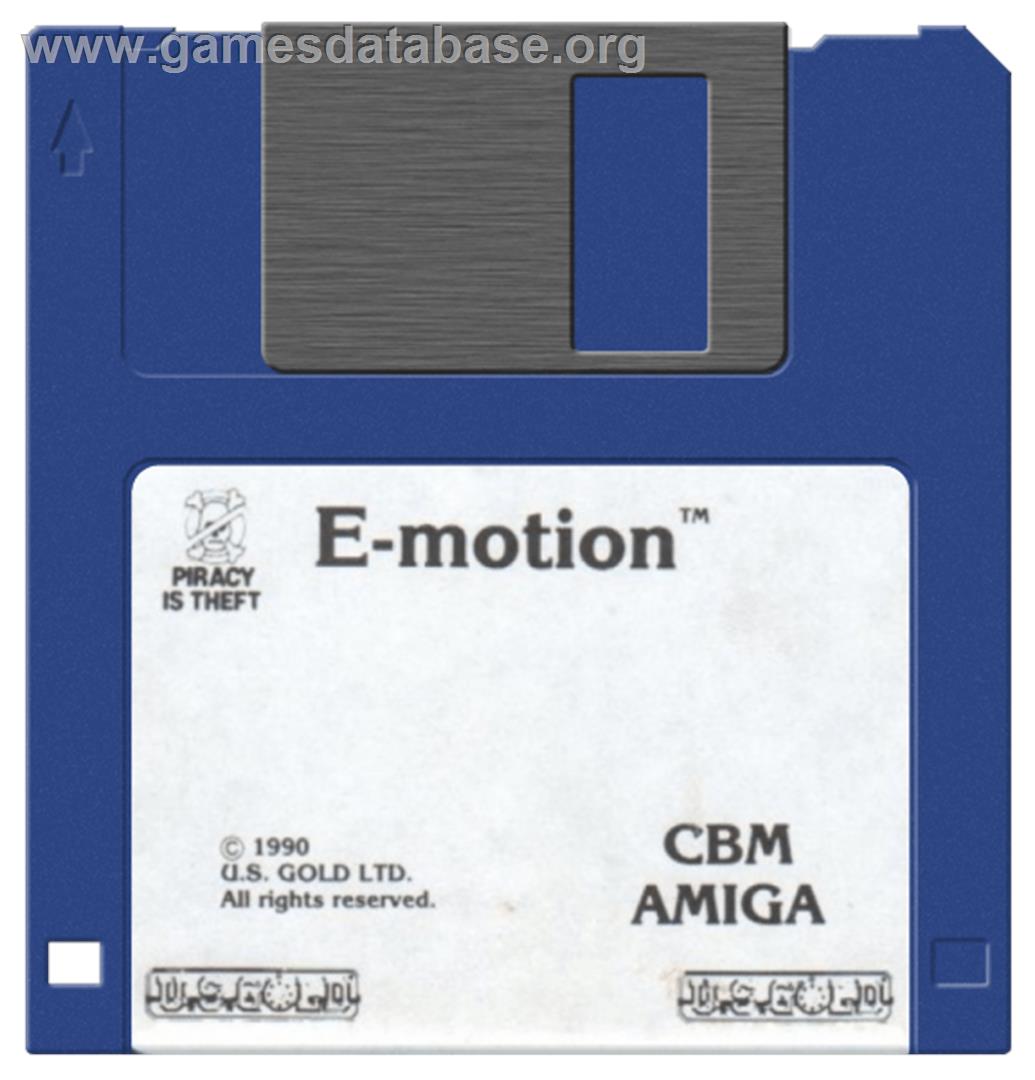 E-Motion - Commodore Amiga - Artwork - Cartridge