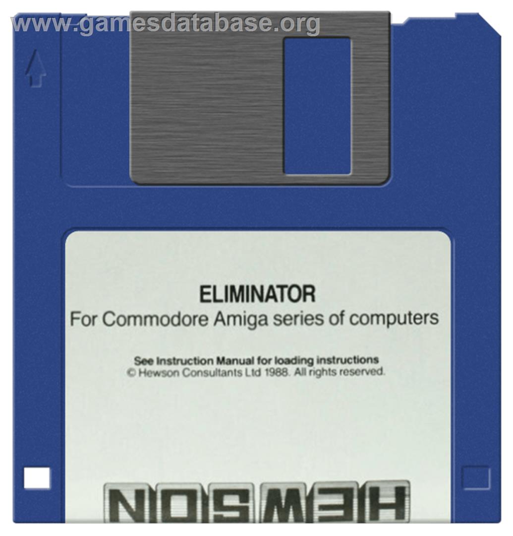 Eliminator - Commodore Amiga - Artwork - Cartridge