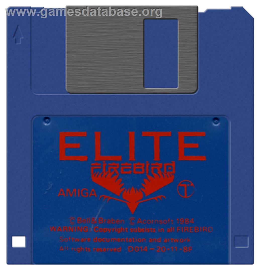 Elite - Commodore Amiga - Artwork - Cartridge