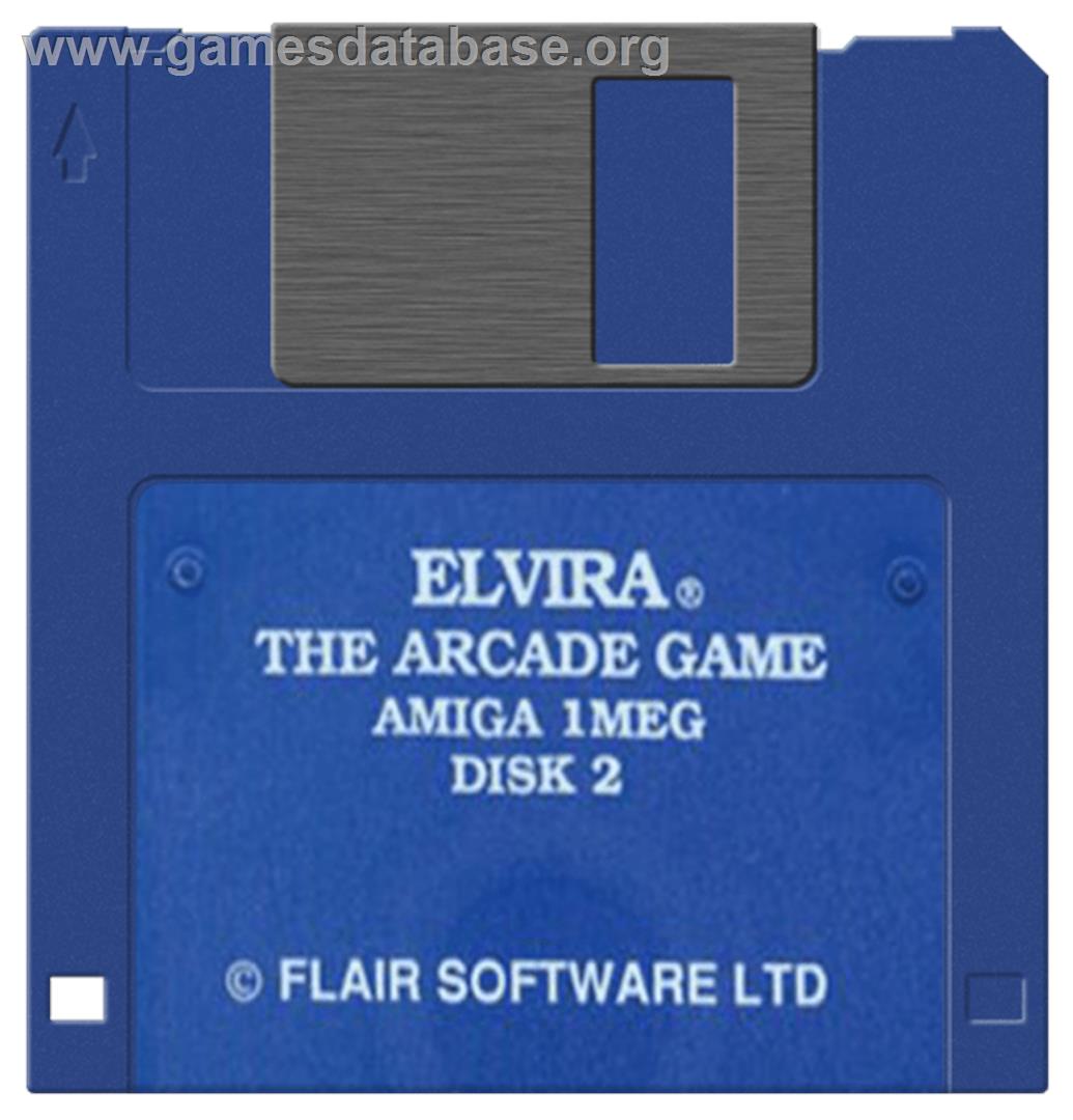 Elvira: The Arcade Game - Commodore Amiga - Artwork - Cartridge