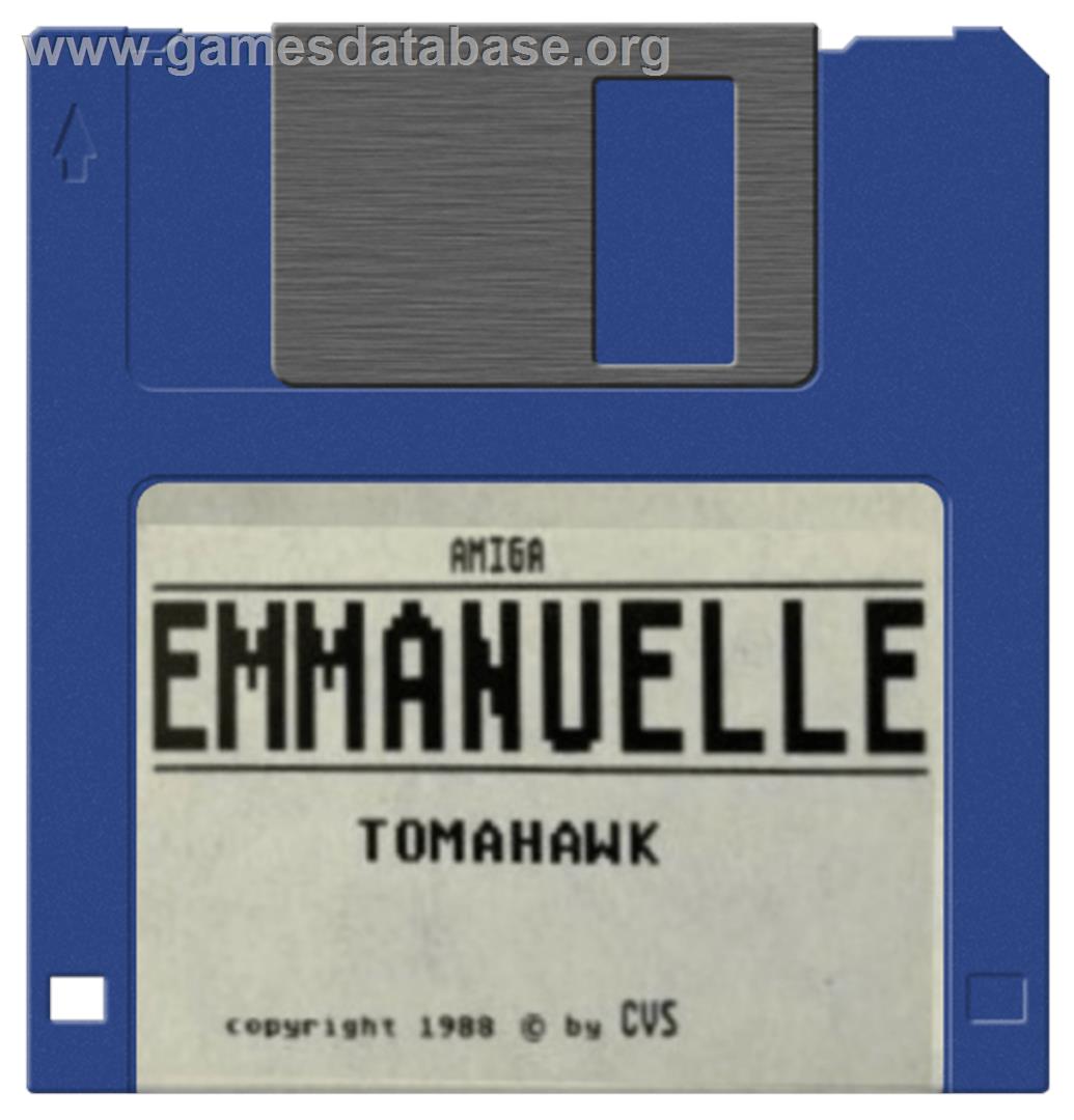 Emmanuelle: A Game of Eroticism - Commodore Amiga - Artwork - Cartridge