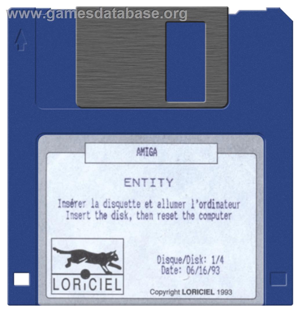 Entity - Commodore Amiga - Artwork - Cartridge
