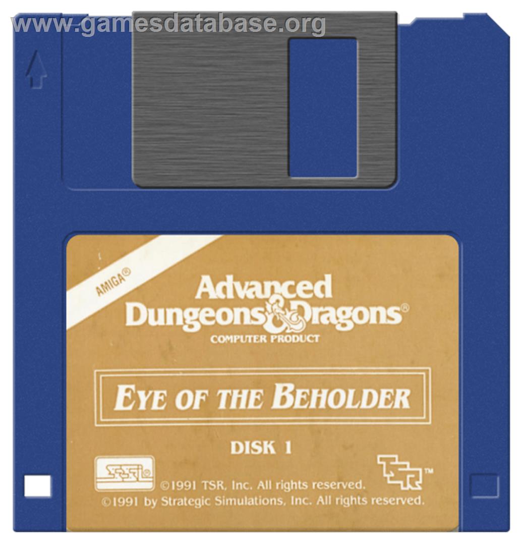 Eye Of The Beholder - Commodore Amiga - Artwork - Cartridge