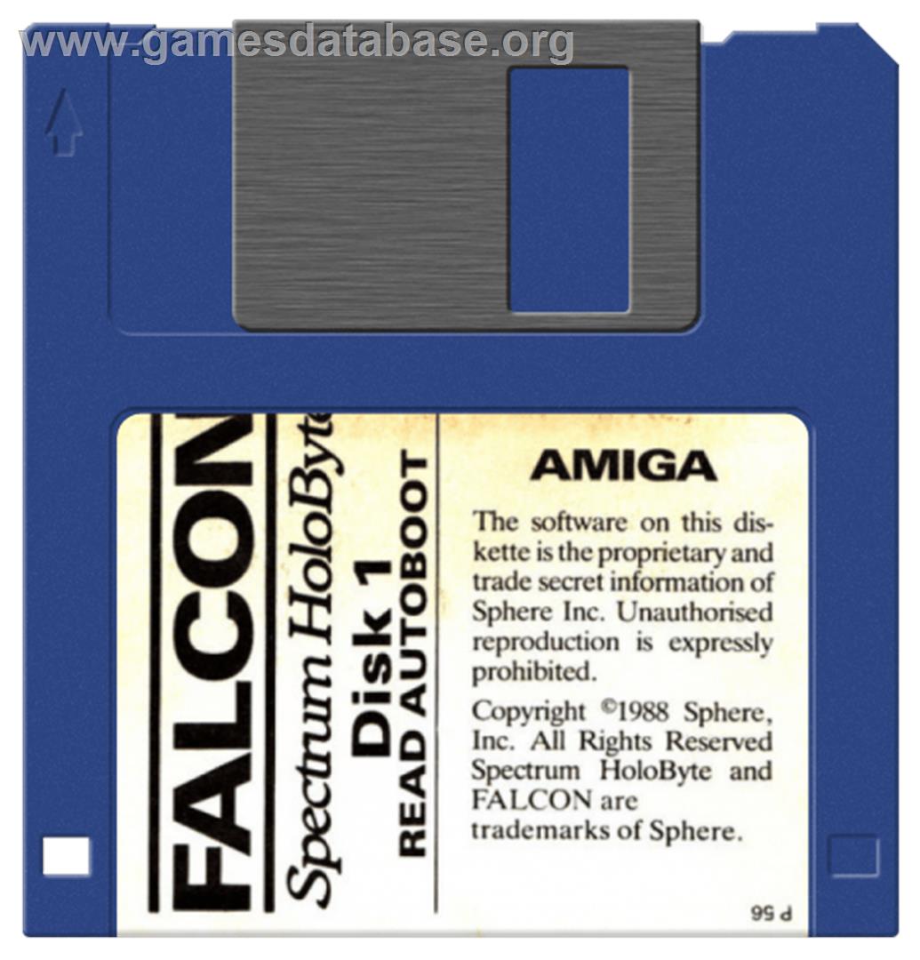 Falcon - Commodore Amiga - Artwork - Cartridge