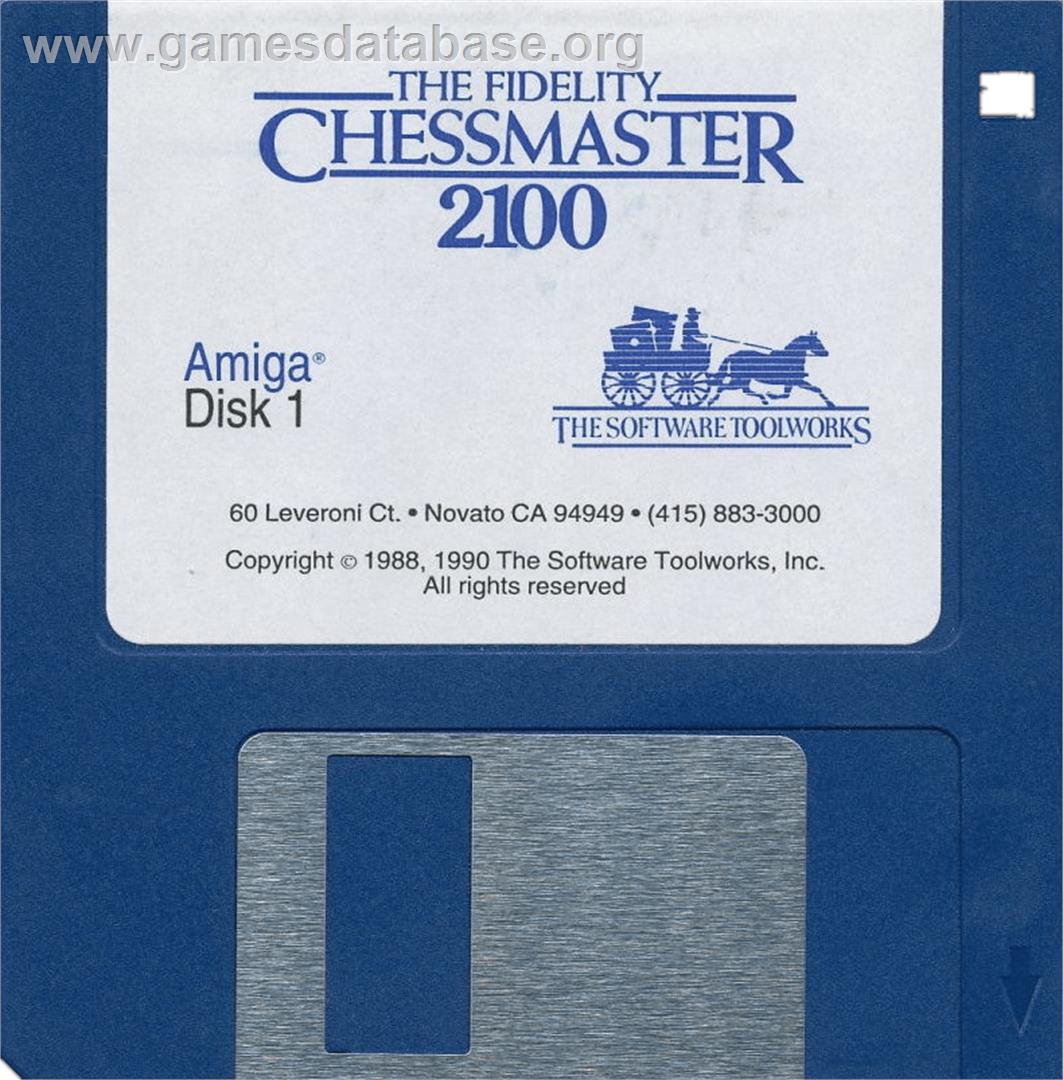 Fidelity Chessmaster 2100 - Commodore Amiga - Artwork - Cartridge