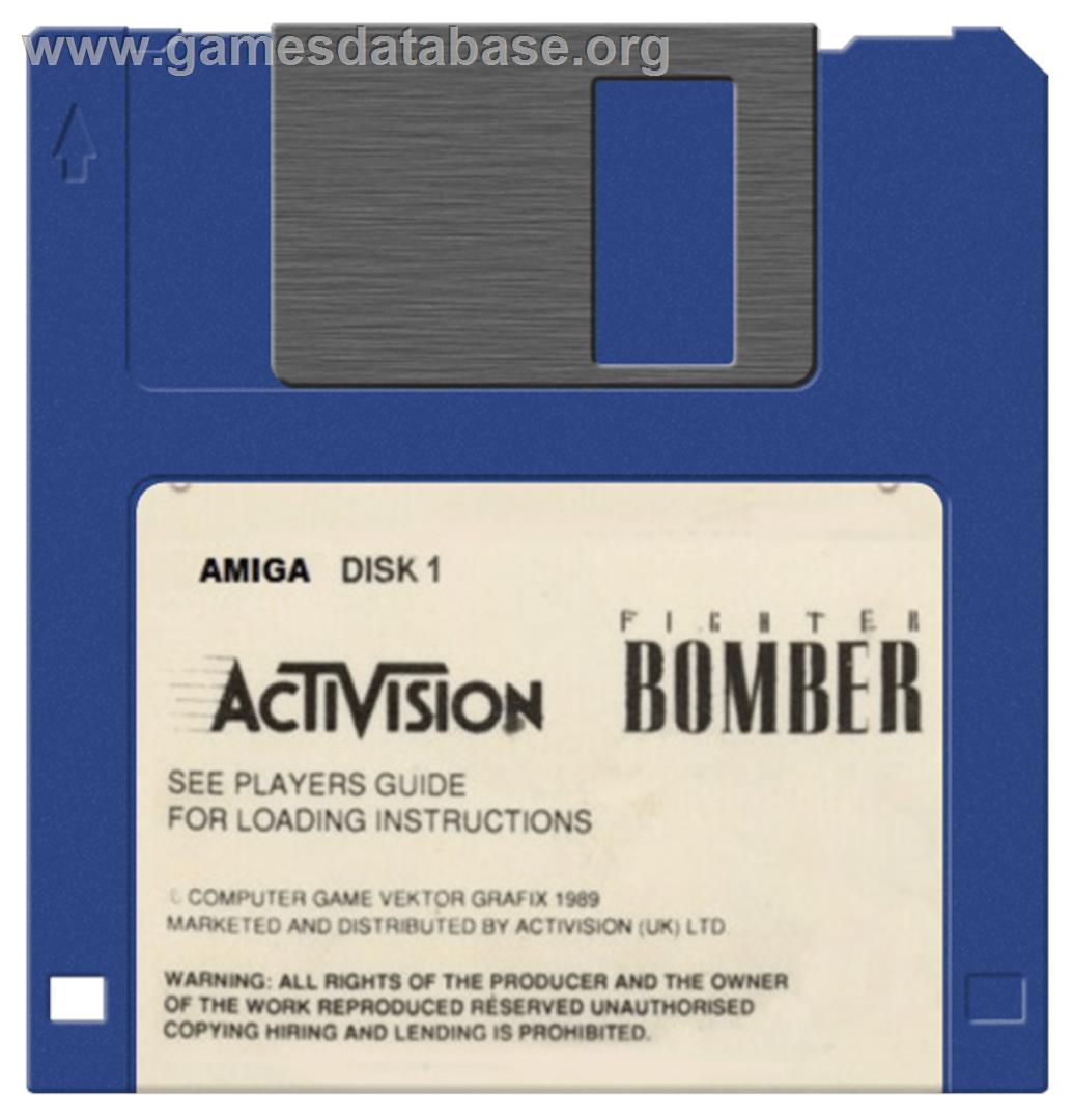 Fighter Bomber - Commodore Amiga - Artwork - Cartridge