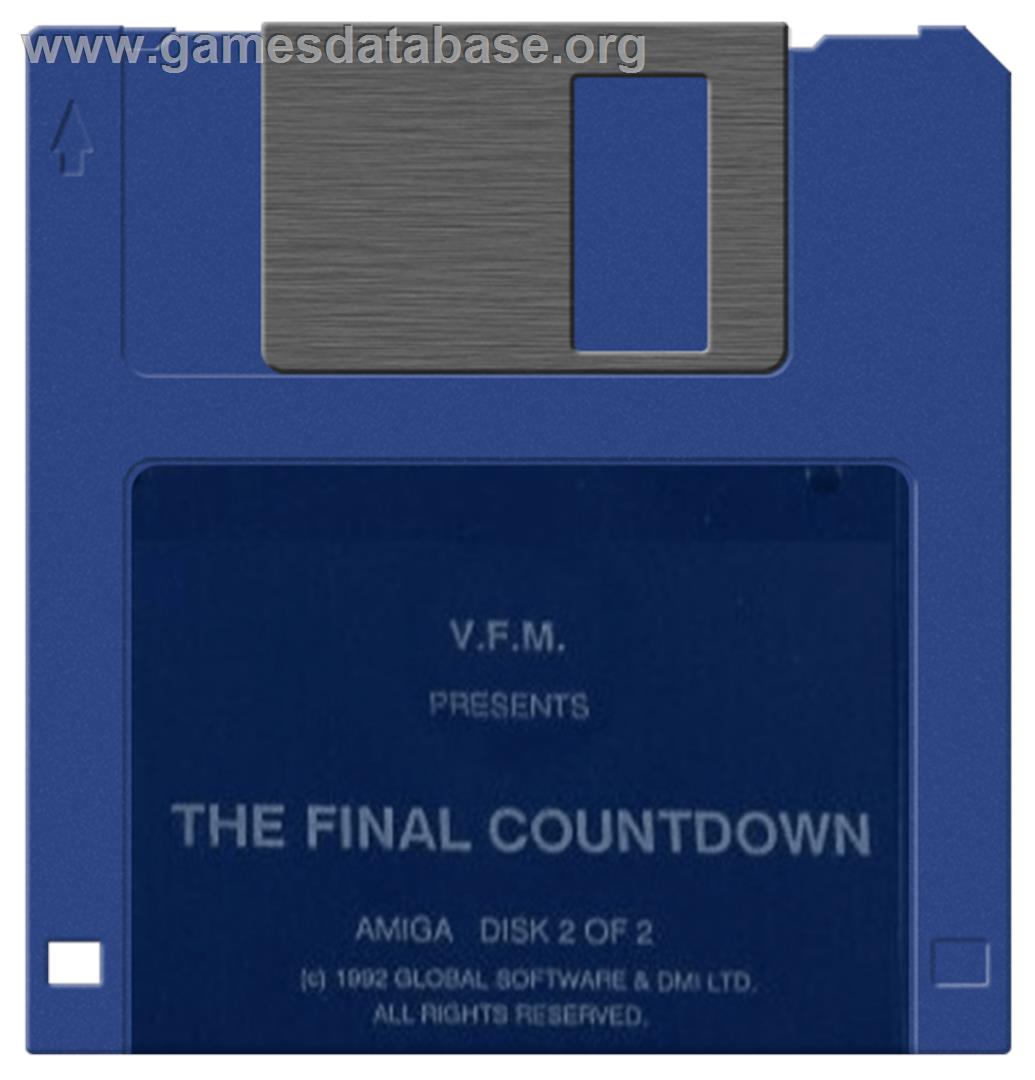 Final Countdown - Commodore Amiga - Artwork - Cartridge