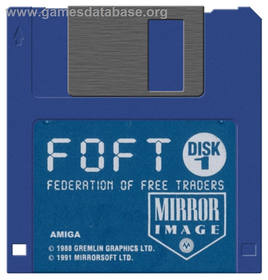 Foft - Federation Of Free Traders - Commodore Amiga - Artwork - Cartridge
