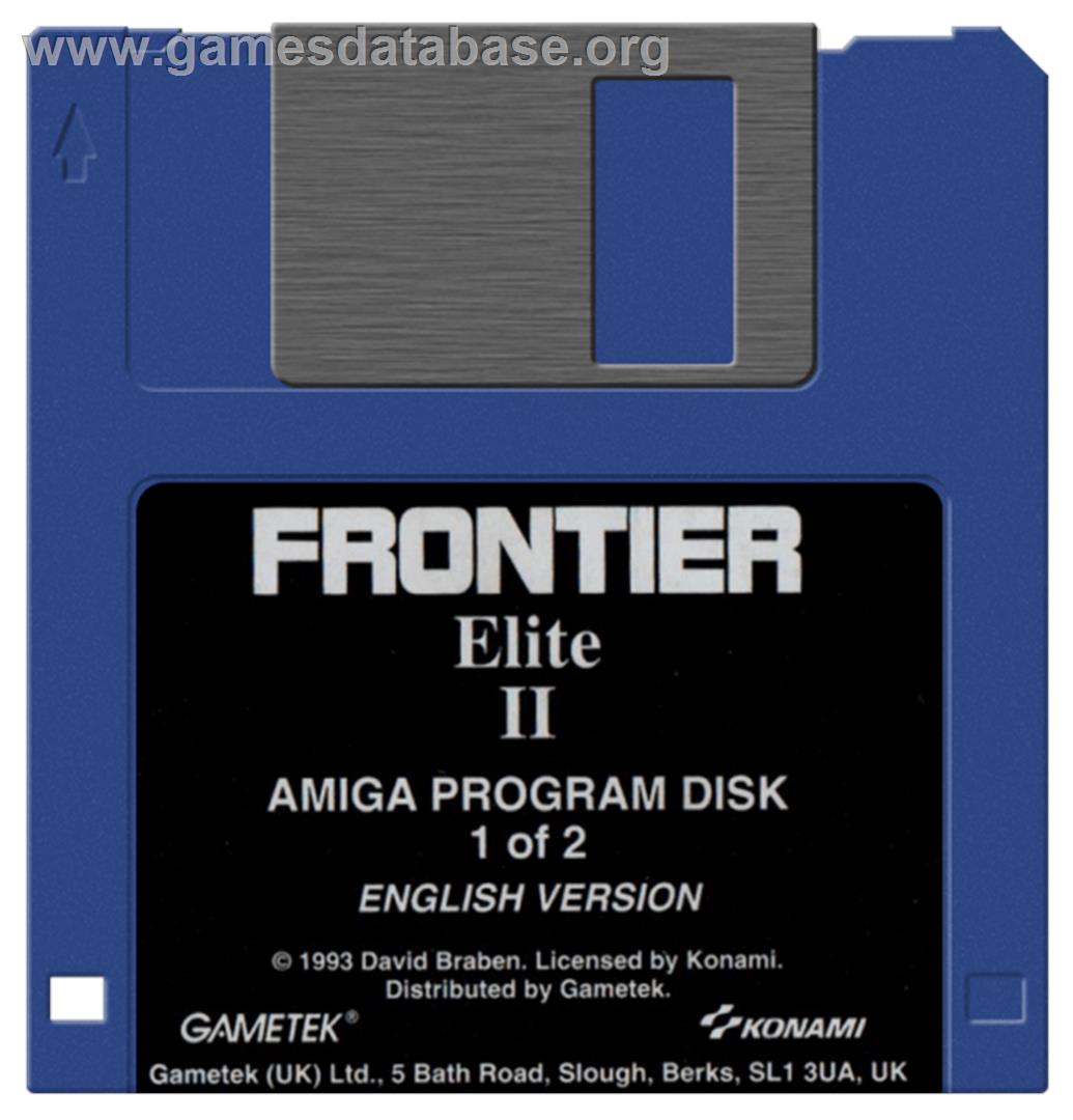 Frontier - Elite 2 - Commodore Amiga - Artwork - Cartridge