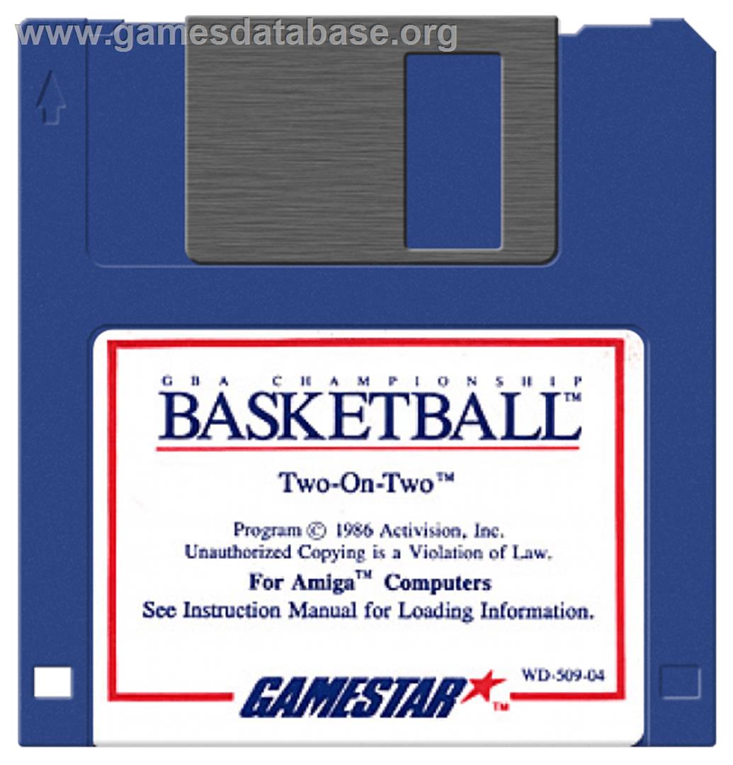 GBA Championship Basketball: Two-on-Two - Commodore Amiga - Artwork - Cartridge
