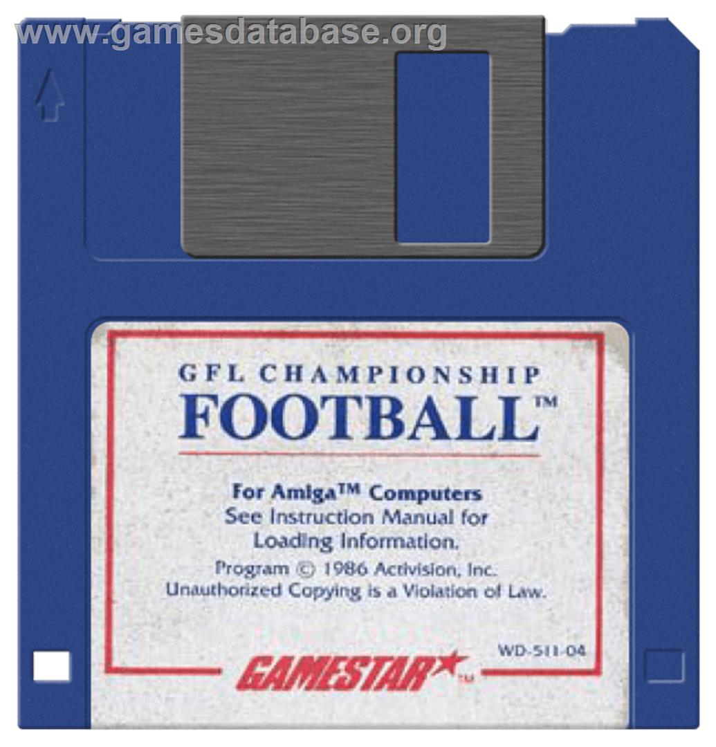 GFL Championship Football - Commodore Amiga - Artwork - Cartridge