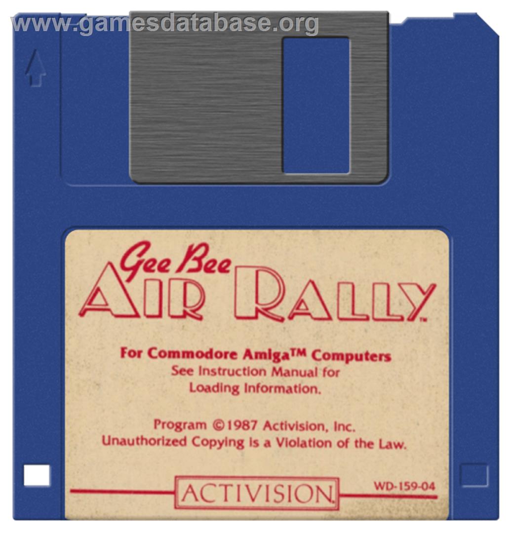Gee Bee Air Rally - Commodore Amiga - Artwork - Cartridge