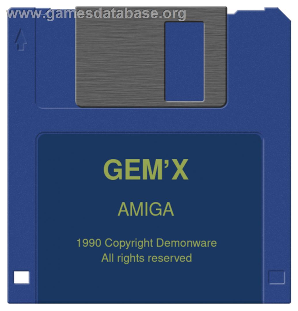 Gem'X - Commodore Amiga - Artwork - Cartridge