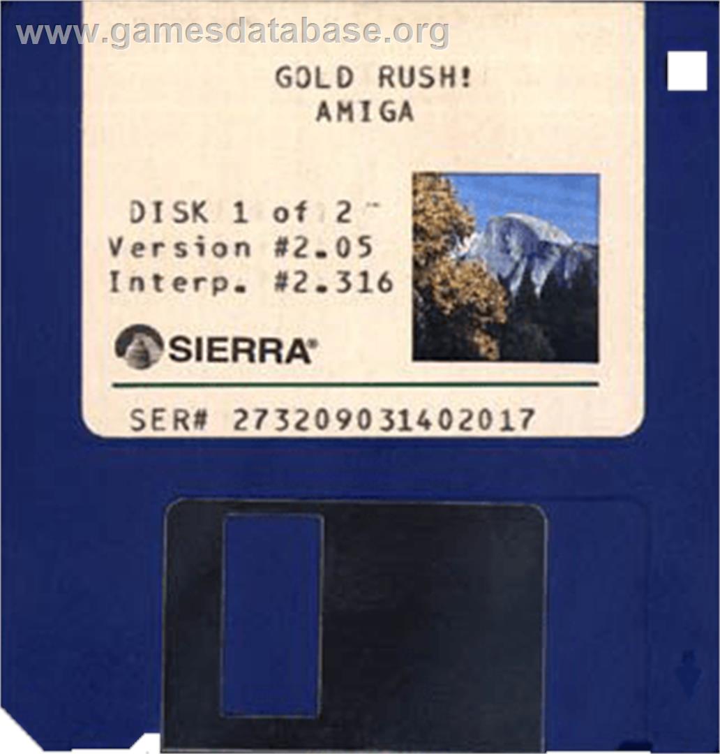 Gold Rush! - Commodore Amiga - Artwork - Cartridge