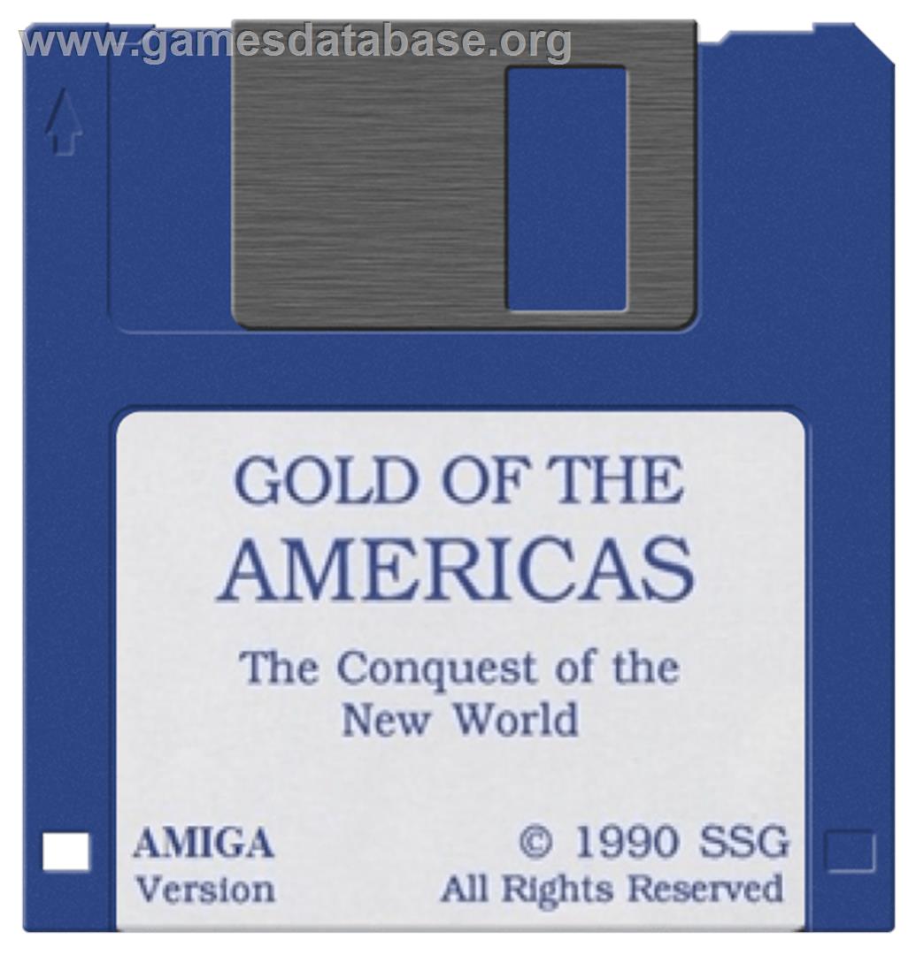 Gold of the Americas: The Conquest of the New World - Commodore Amiga - Artwork - Cartridge