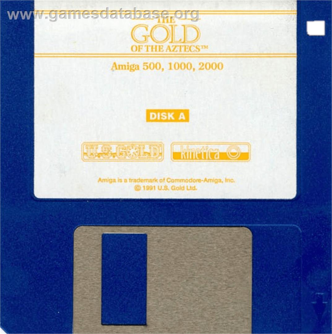 Gold of the Aztecs - Commodore Amiga - Artwork - Cartridge