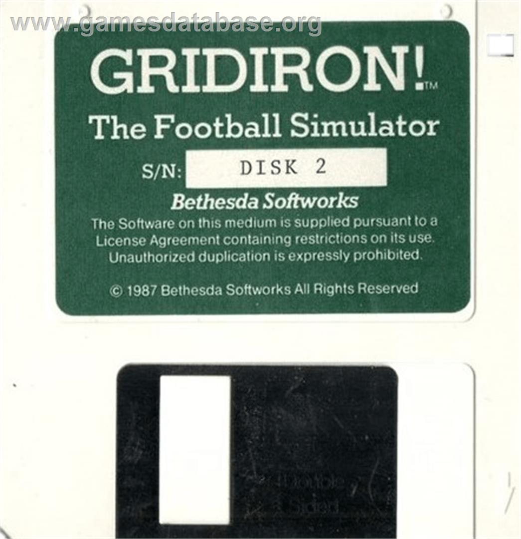 Gridiron! - Commodore Amiga - Artwork - Cartridge