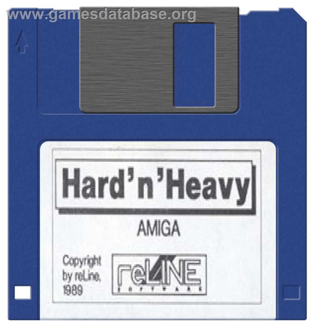 Hard 'n Heavy - Commodore Amiga - Artwork - Cartridge