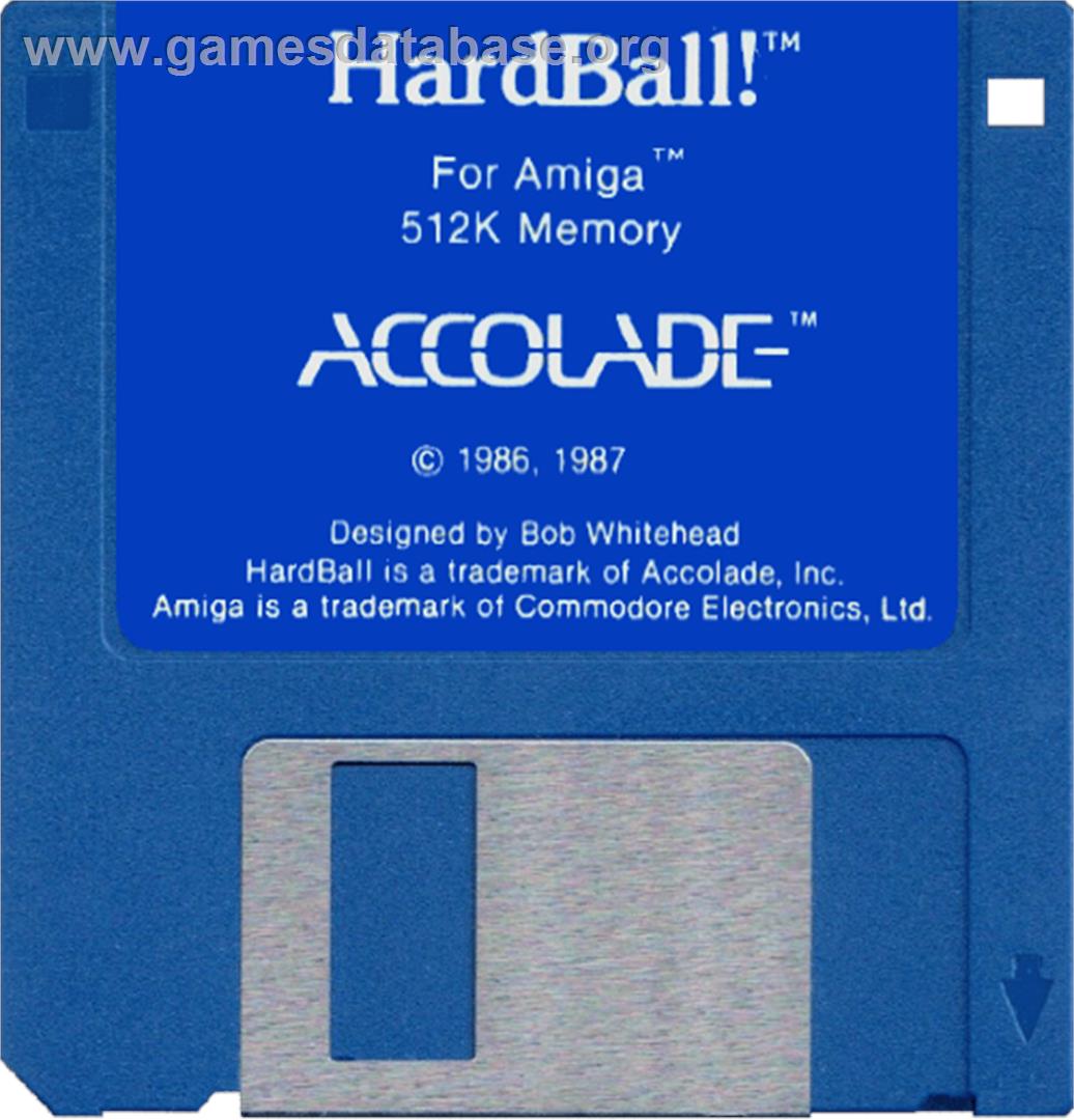 Hardball! - Commodore Amiga - Artwork - Cartridge