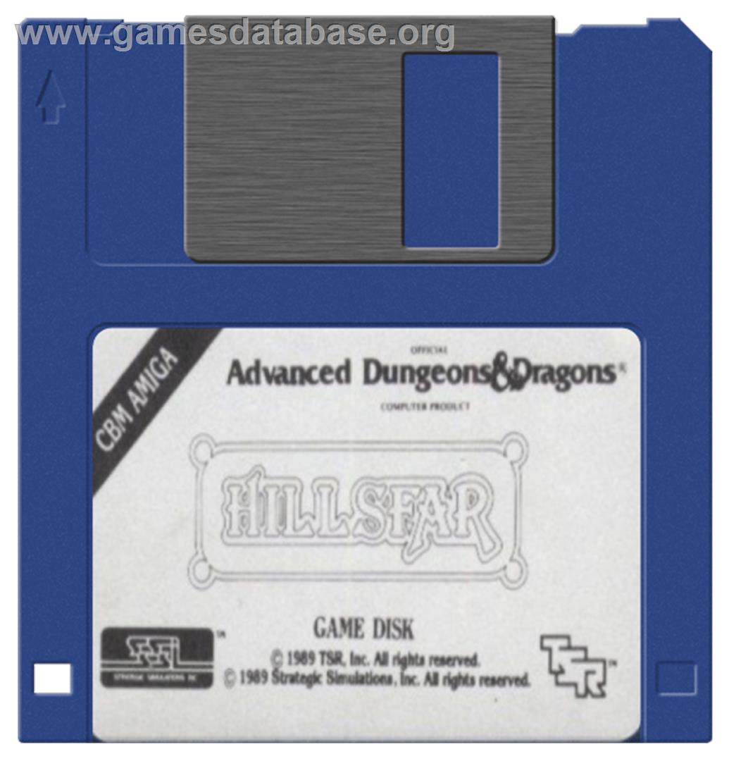 Hillsfar - Commodore Amiga - Artwork - Cartridge