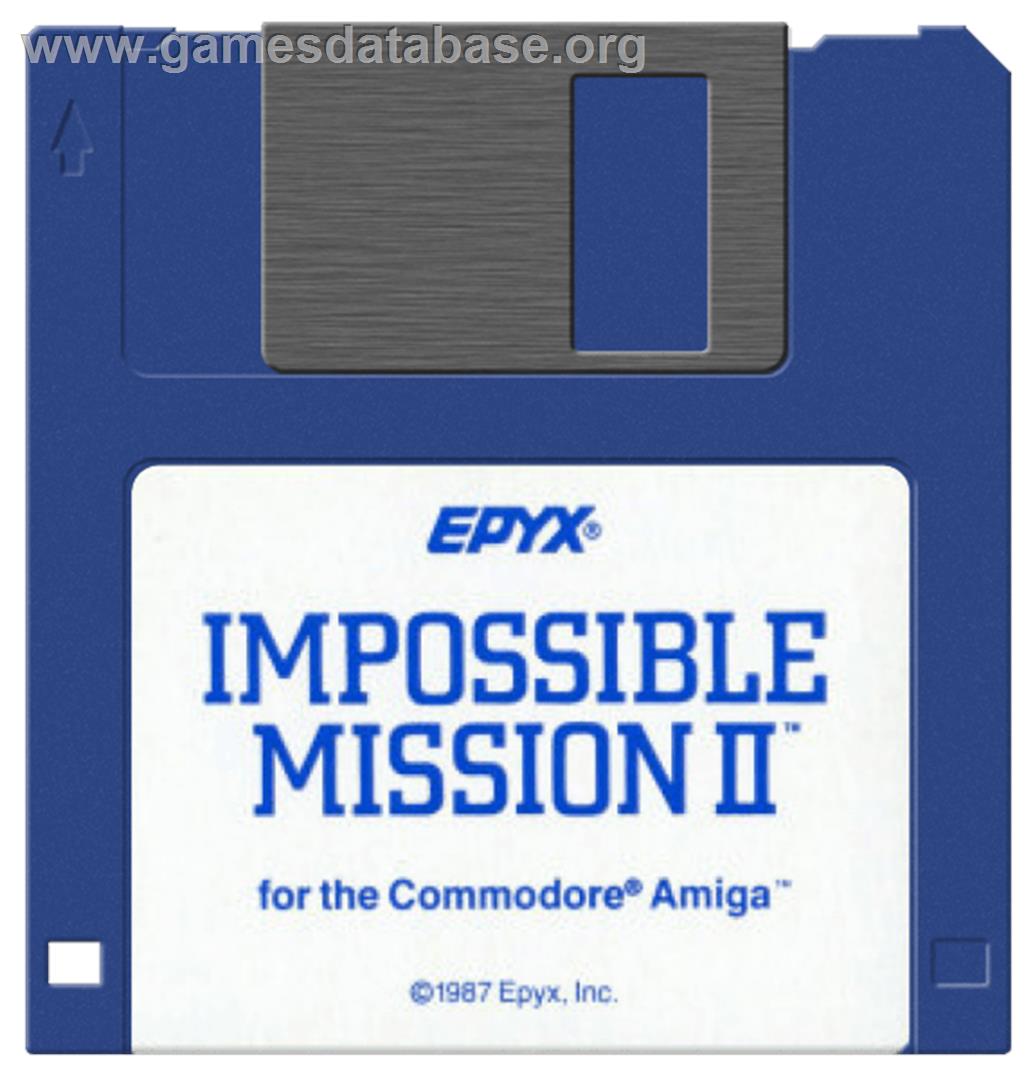 Impossible Mission 2 - Commodore Amiga - Artwork - Cartridge