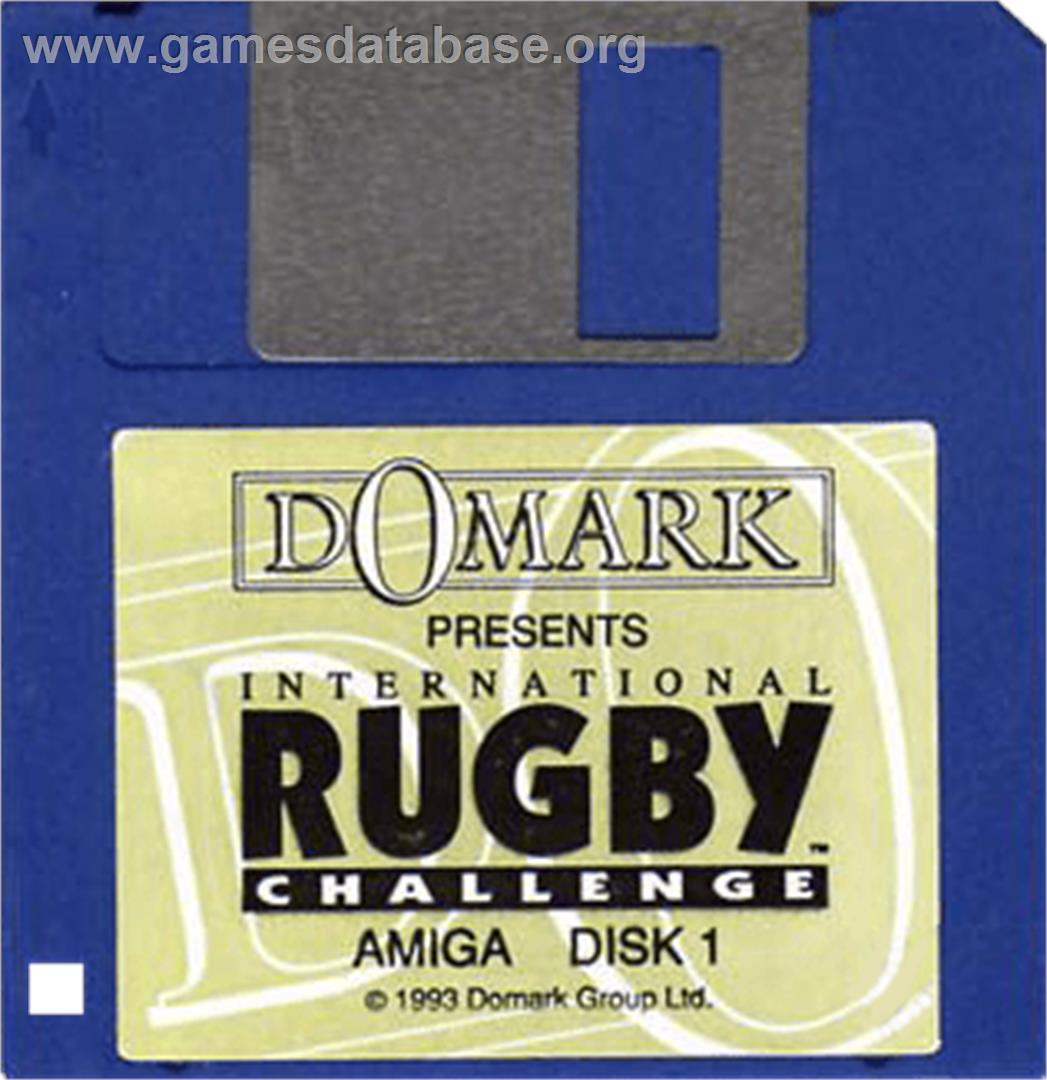 International Rugby Challenge - Commodore Amiga - Artwork - Cartridge