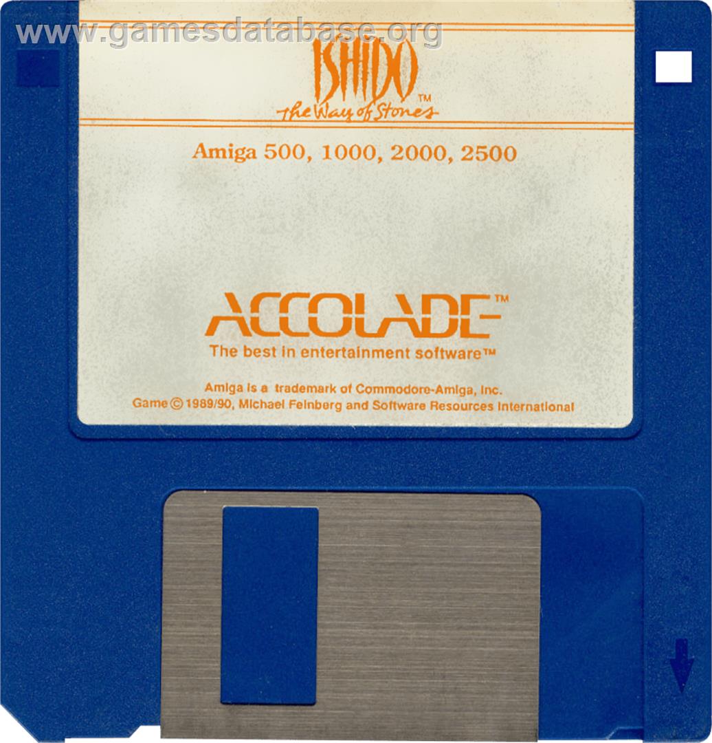 Ishido: The Way of Stones - Commodore Amiga - Artwork - Cartridge