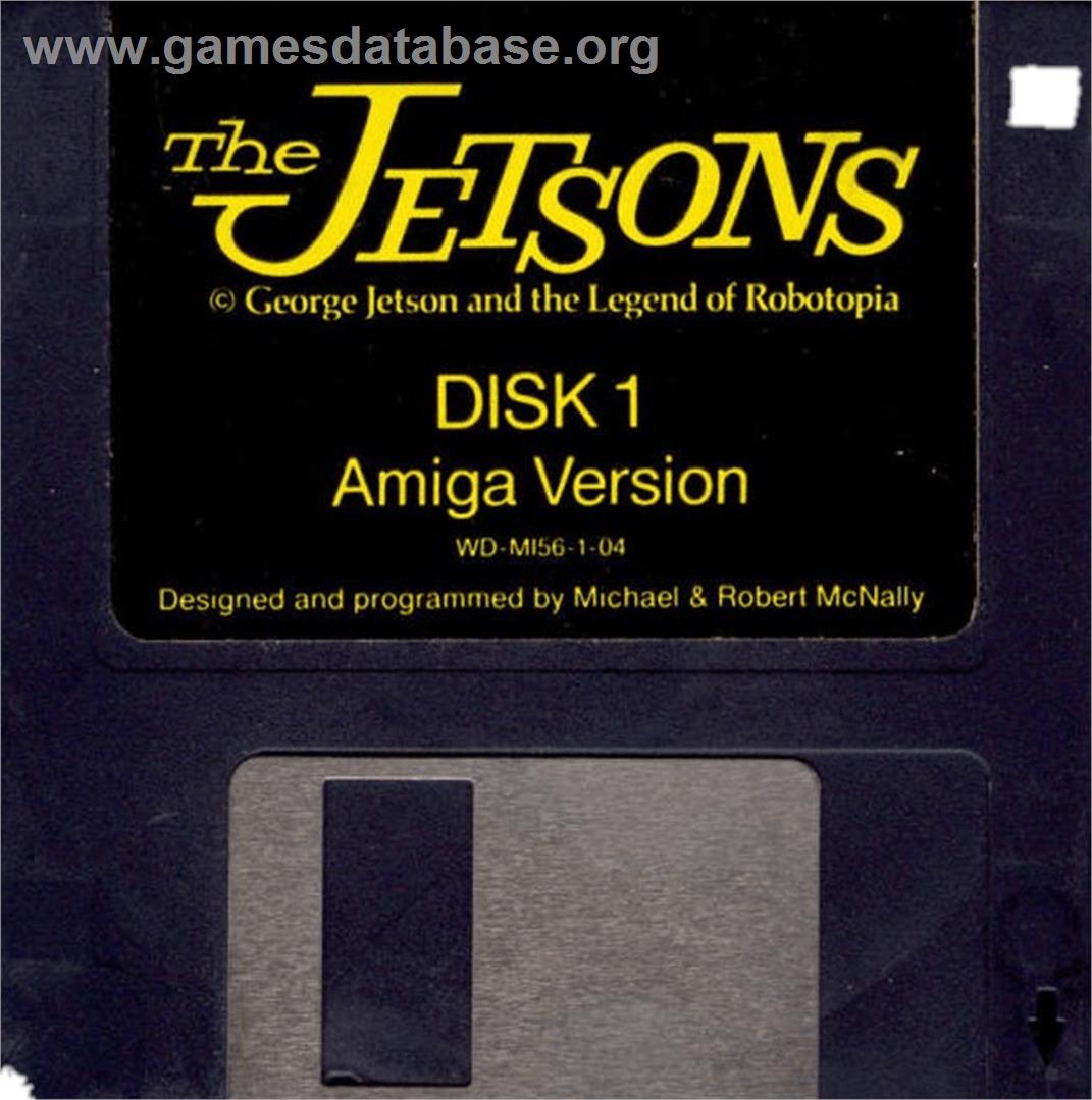 Jetsons: George Jetson and the Legend of Robotopia - Commodore Amiga - Artwork - Cartridge