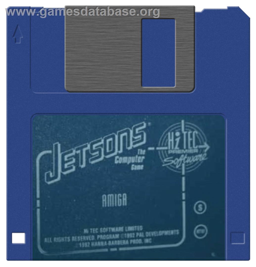 Jetsons - The Computer Game - Commodore Amiga - Artwork - Cartridge