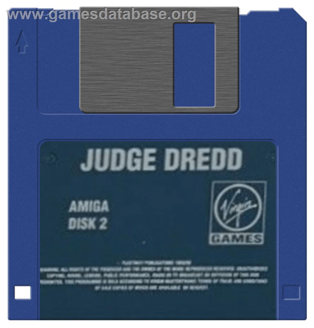 Judge Dredd - Commodore Amiga - Artwork - Cartridge