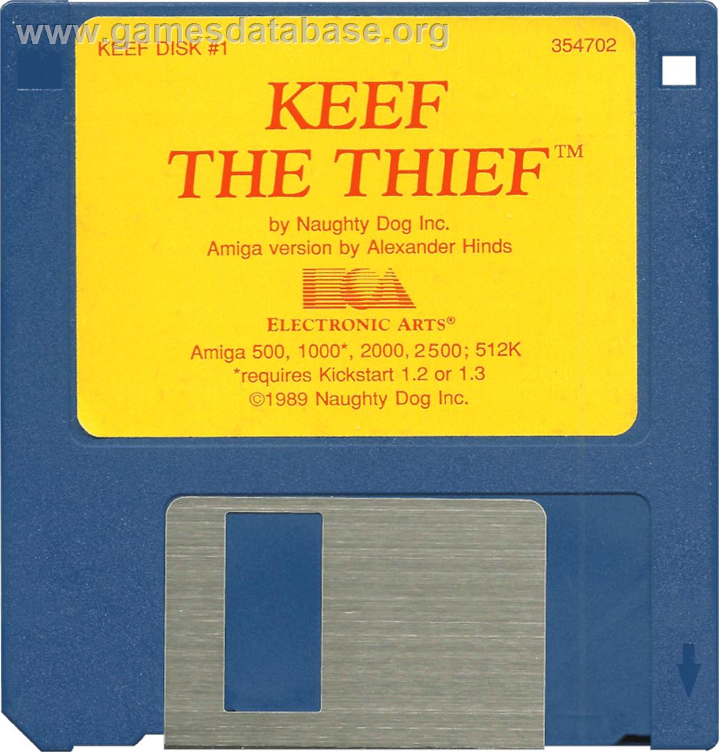 Keef the Thief: A Boy and His Lockpick - Commodore Amiga - Artwork - Cartridge