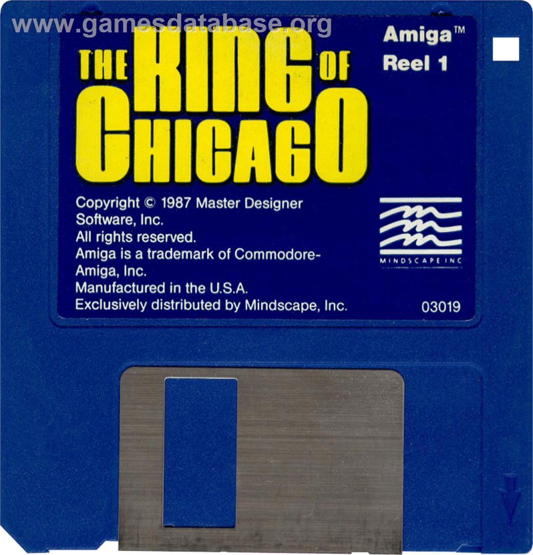 King of Chicago - Commodore Amiga - Artwork - Cartridge
