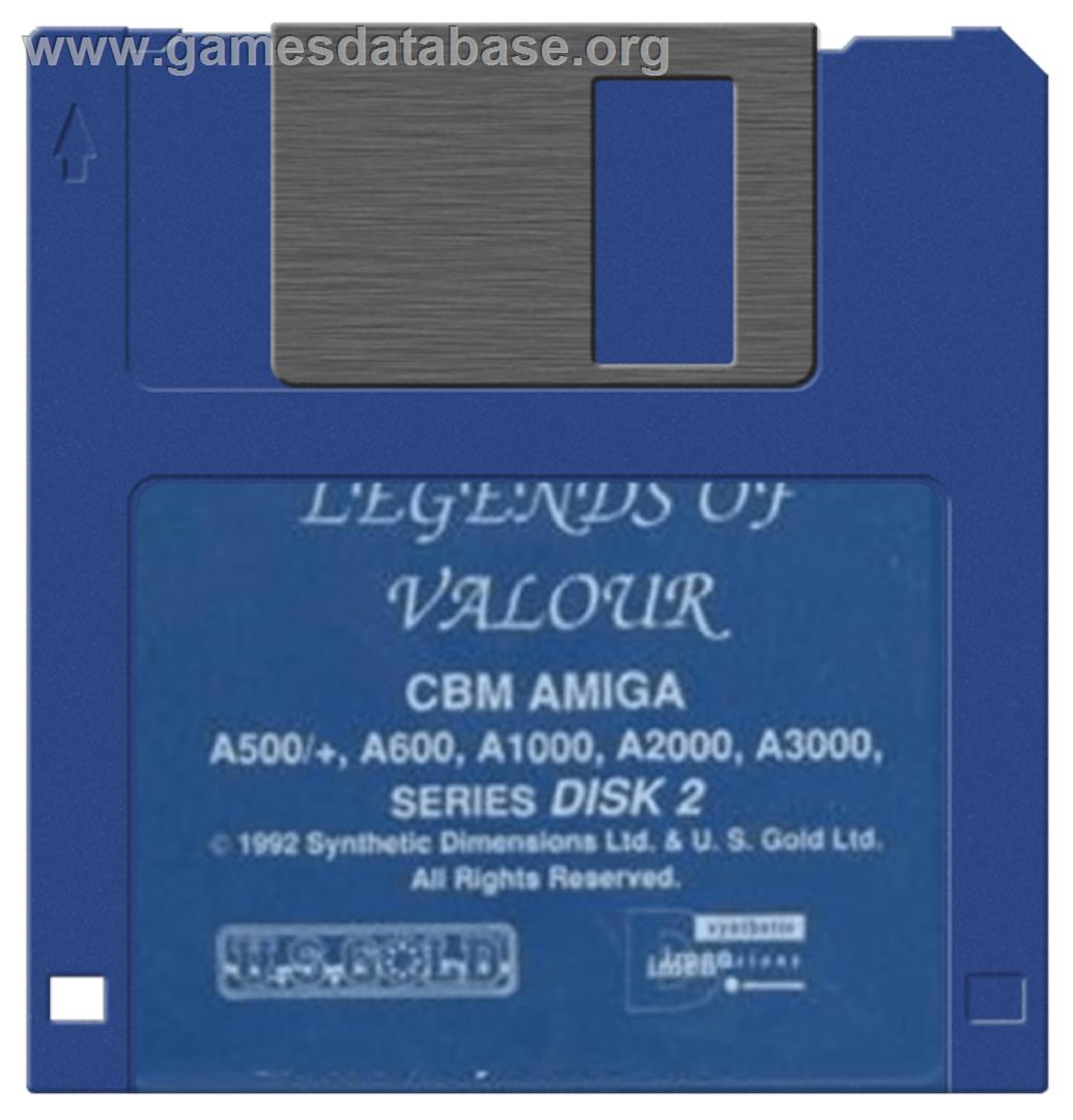 Legends of Valour - Commodore Amiga - Artwork - Cartridge