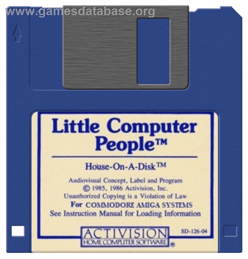 Little Computer People - Commodore Amiga - Artwork - Cartridge