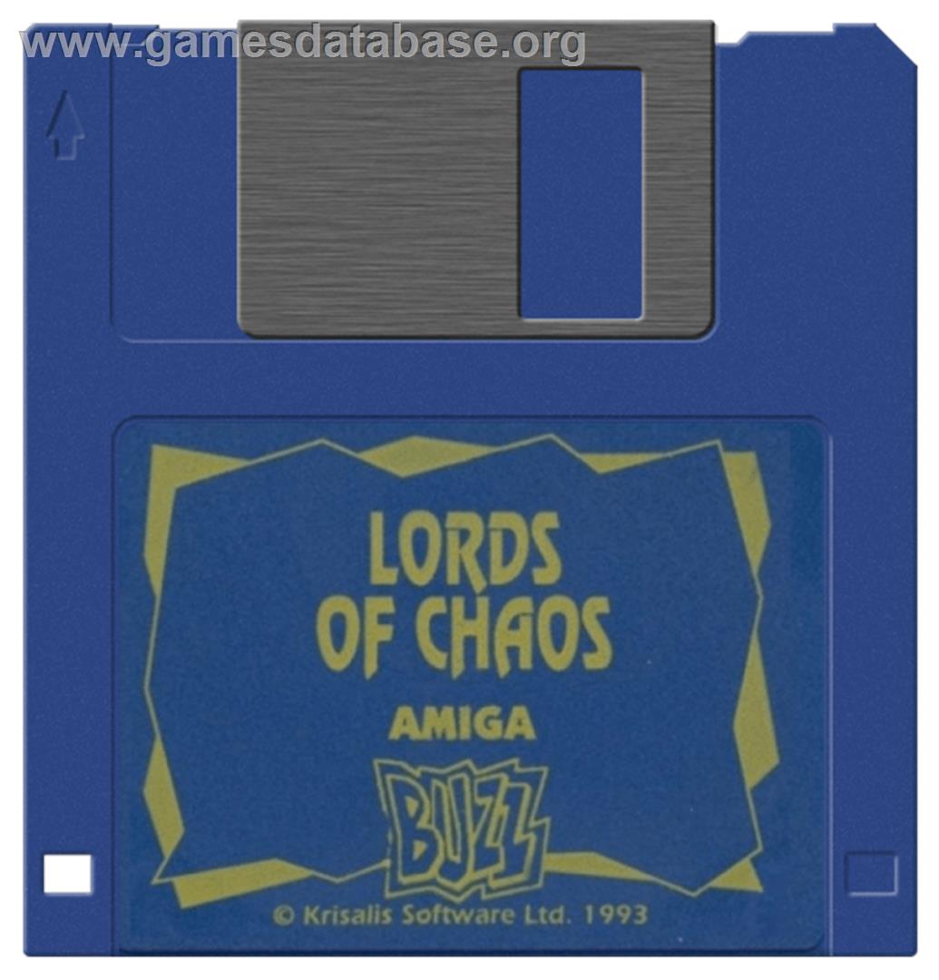 Lords of Chaos - Commodore Amiga - Artwork - Cartridge