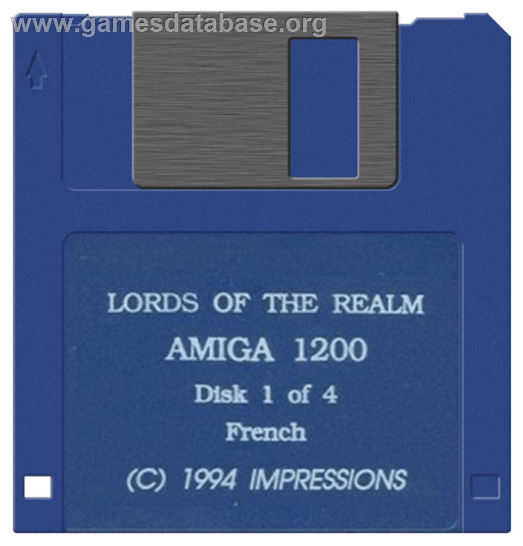 Lords of the Realm - Commodore Amiga - Artwork - Cartridge