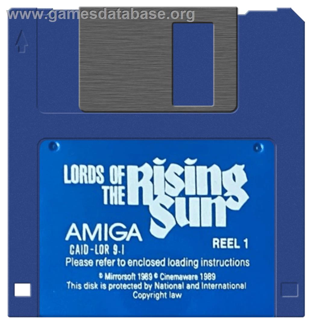 Lords of the Rising Sun - Commodore Amiga - Artwork - Cartridge