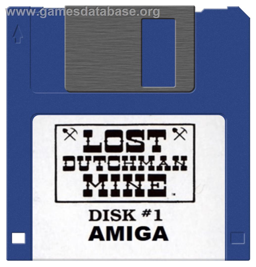 Lost Dutchman Mine - Commodore Amiga - Artwork - Cartridge