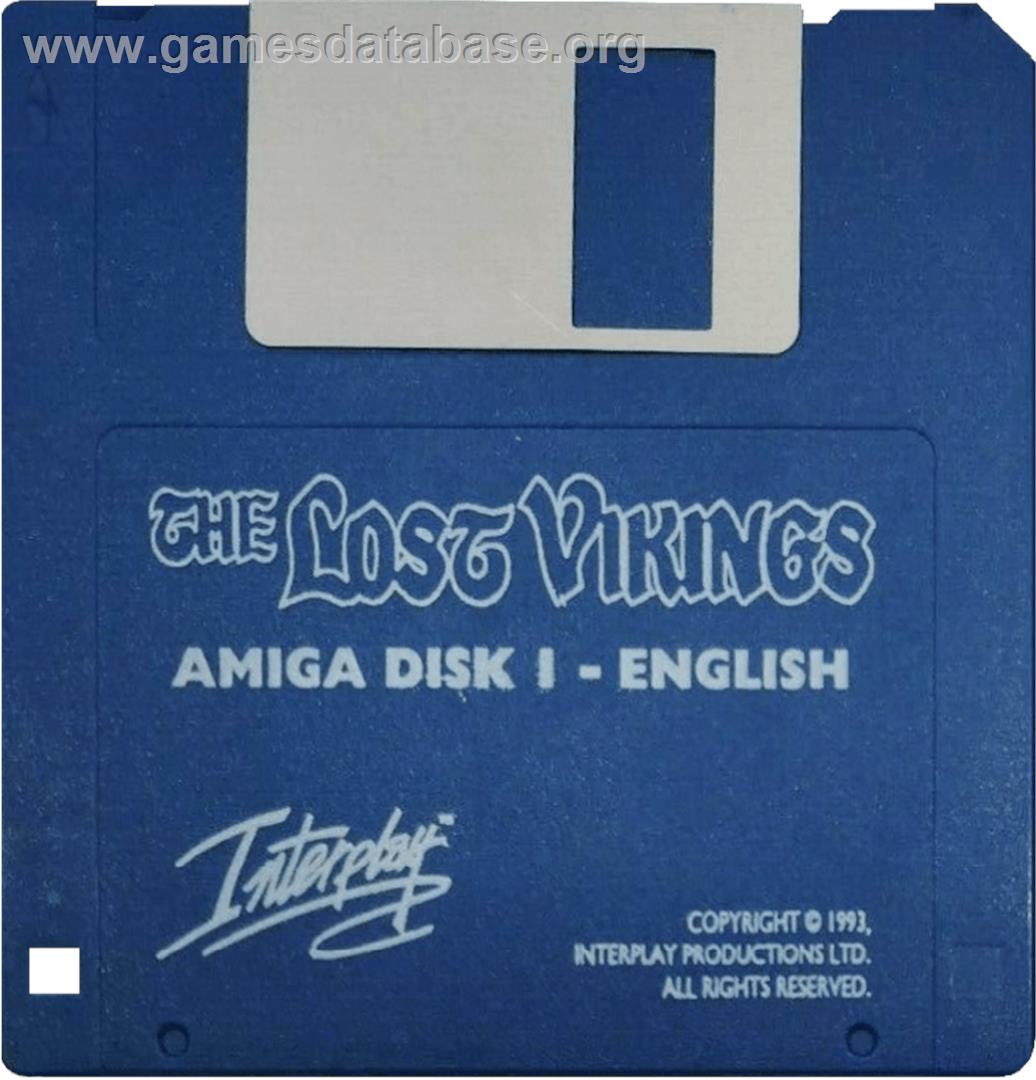Lost Vikings - Commodore Amiga - Artwork - Cartridge