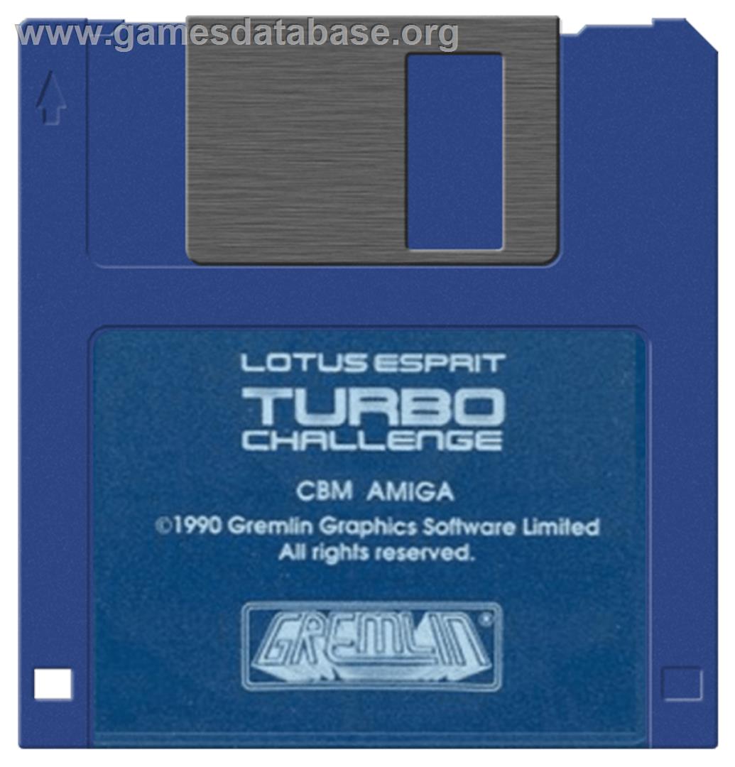 Lotus Esprit Turbo Challenge - Commodore Amiga - Artwork - Cartridge