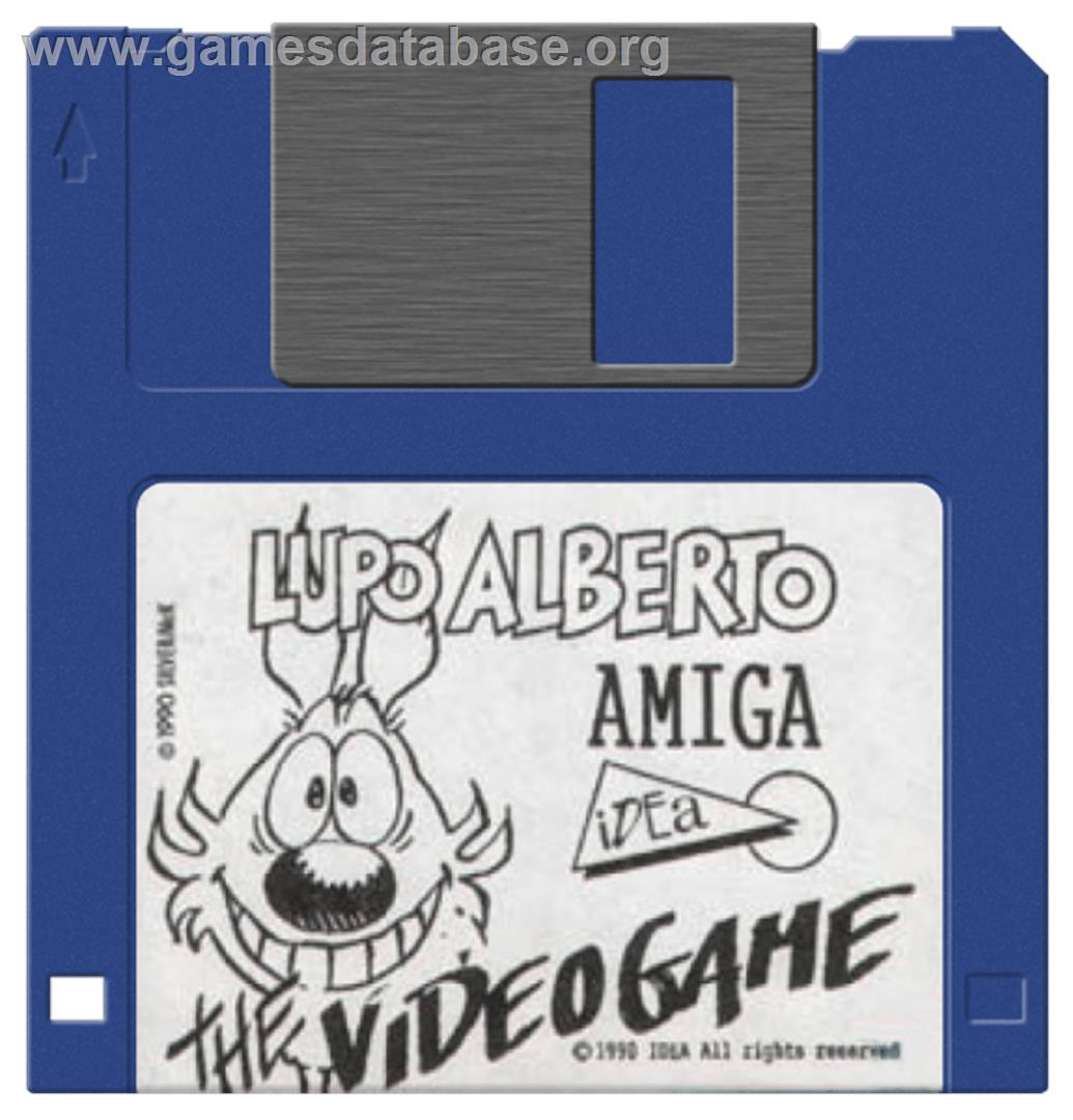 Lupo Alberto: The VideoGame - Commodore Amiga - Artwork - Cartridge