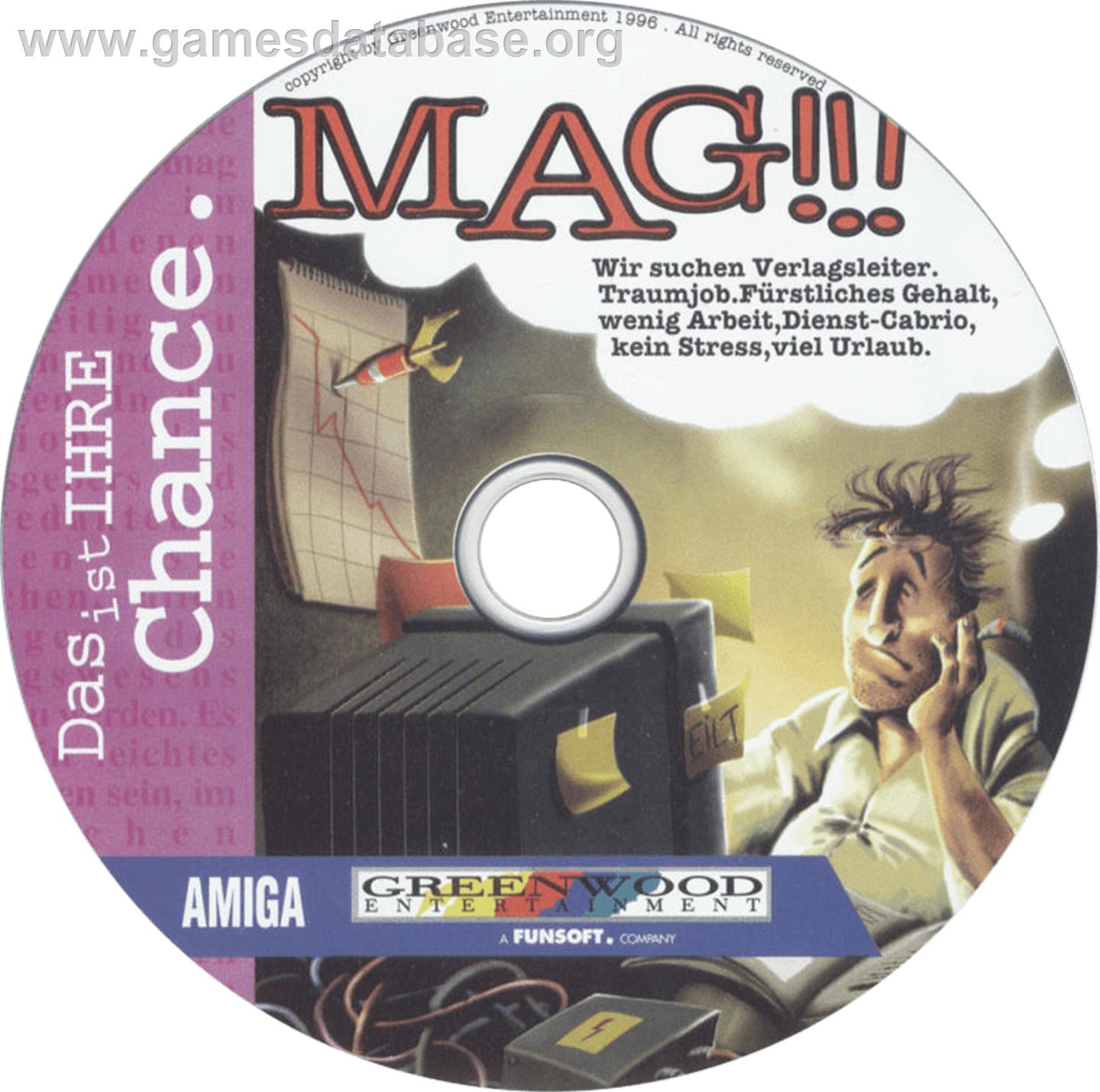 Mag!!! - Commodore Amiga - Artwork - Cartridge