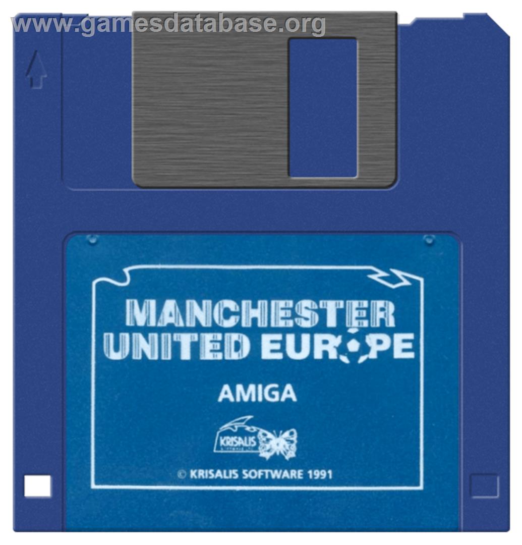 Manchester United Europe - Commodore Amiga - Artwork - Cartridge