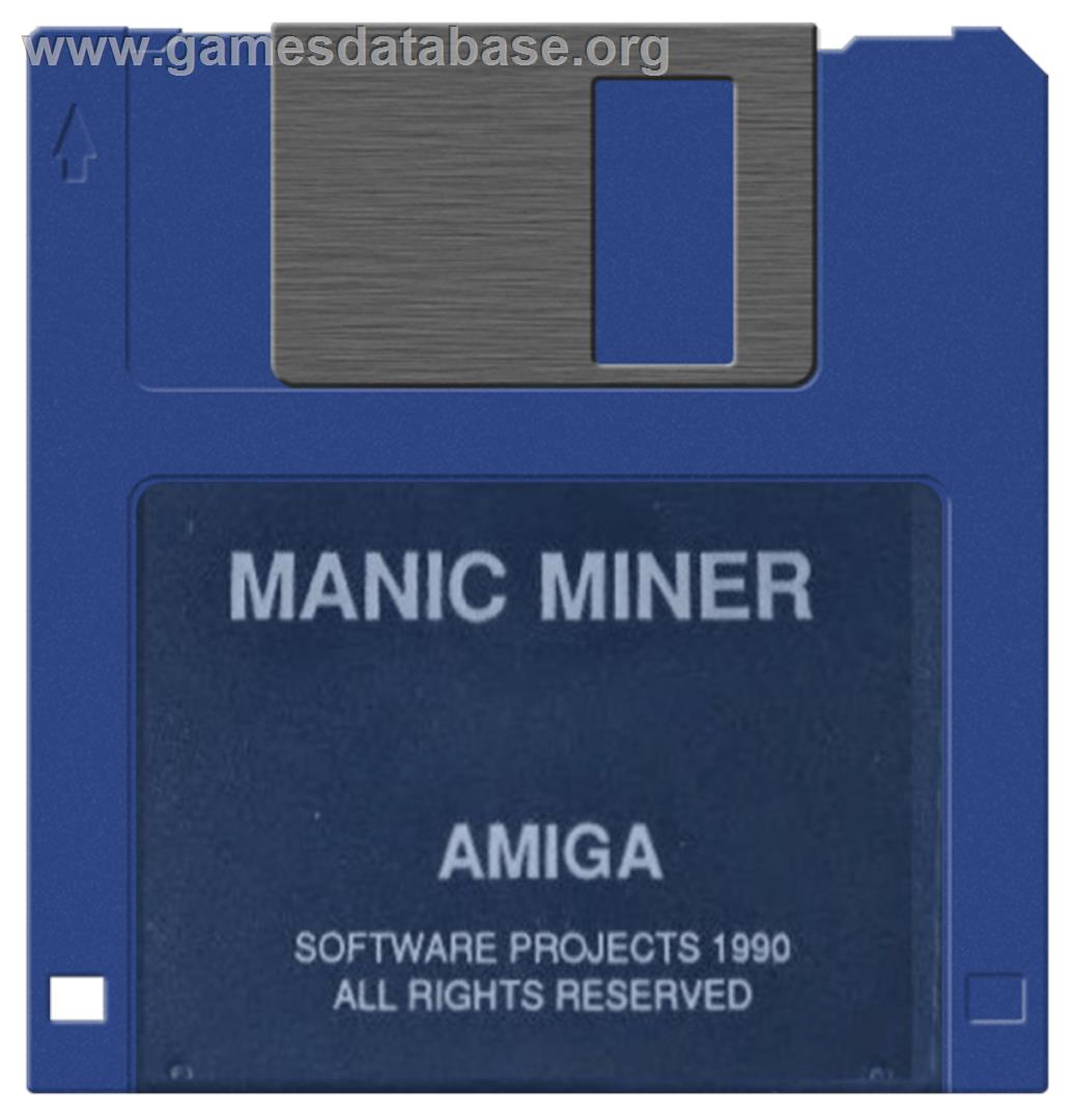 Manic Miner - Commodore Amiga - Artwork - Cartridge