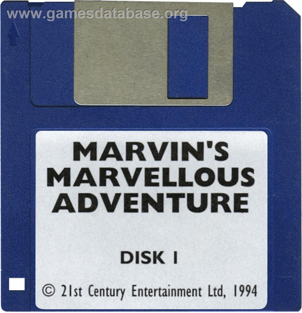Marvin's Marvellous Adventure - Commodore Amiga - Artwork - Cartridge