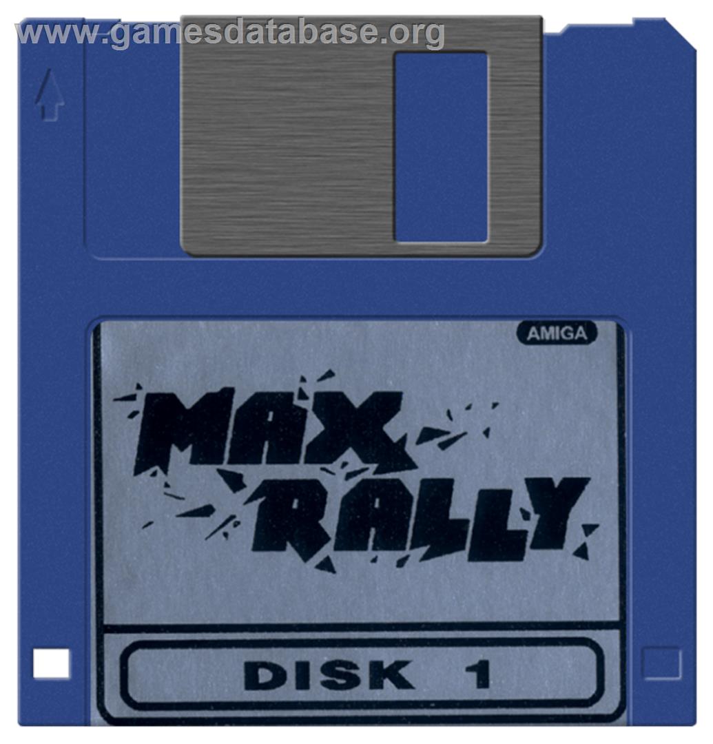 Max Rally - Commodore Amiga - Artwork - Cartridge