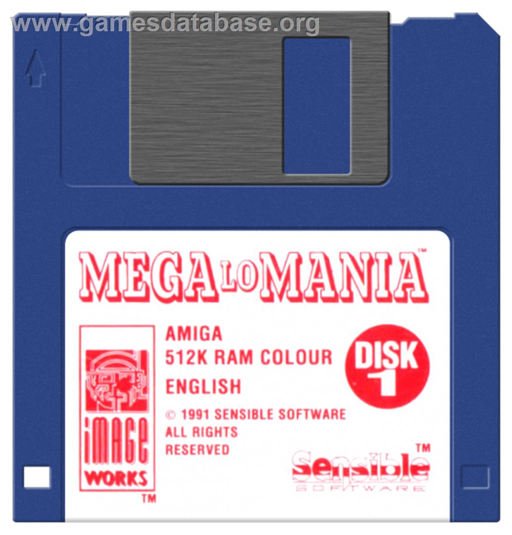 Mega Lo Mania - Commodore Amiga - Artwork - Cartridge
