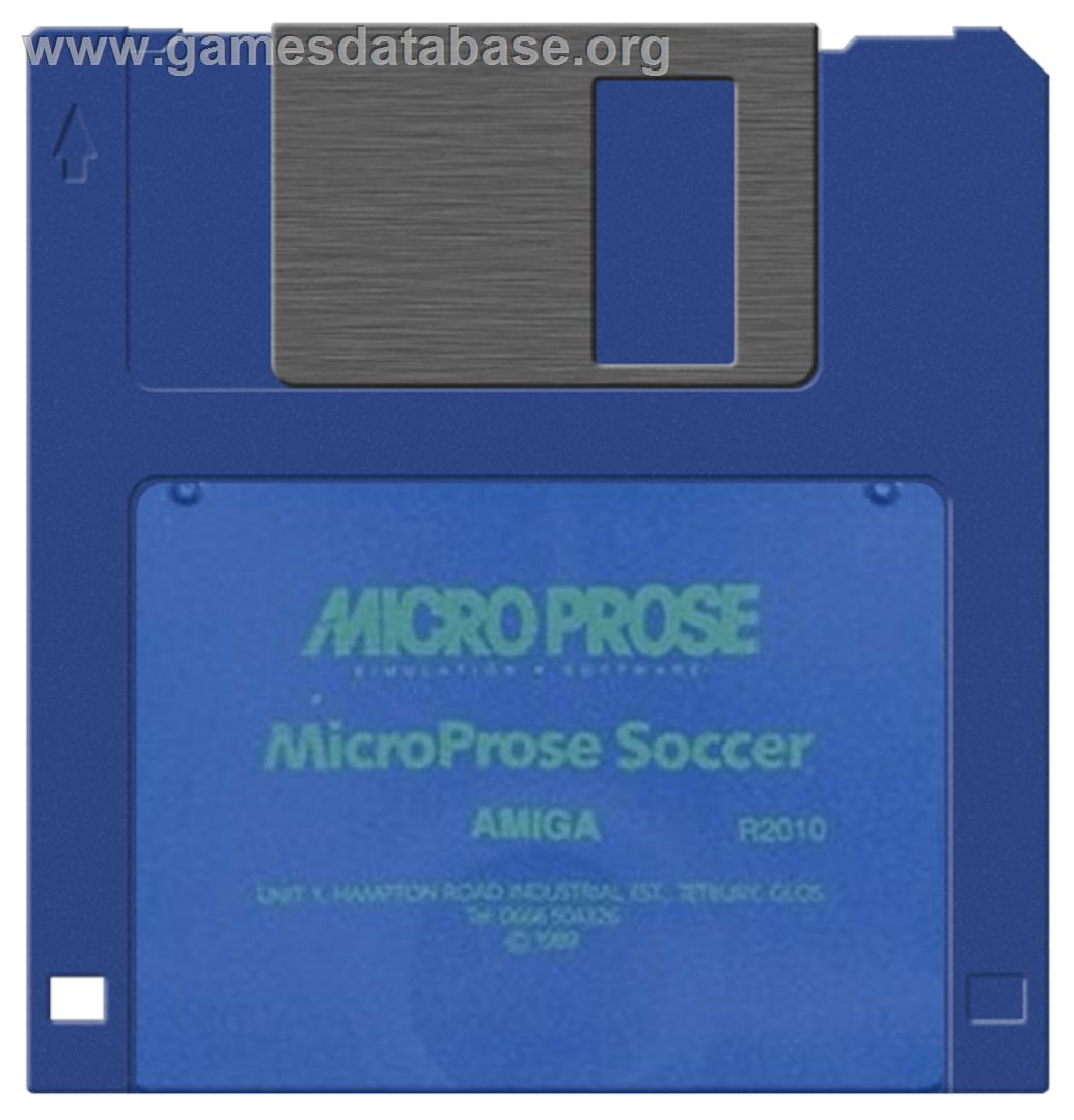 Microprose Soccer - Commodore Amiga - Artwork - Cartridge