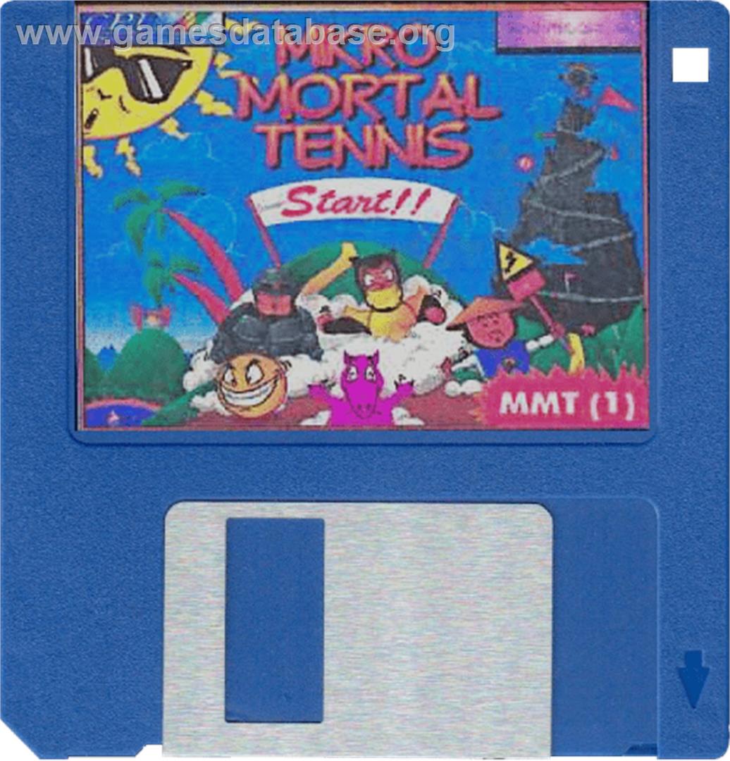Mikro Mortal Tennis - Commodore Amiga - Artwork - Cartridge