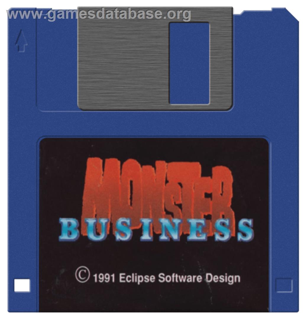 Monster Business - Commodore Amiga - Artwork - Cartridge